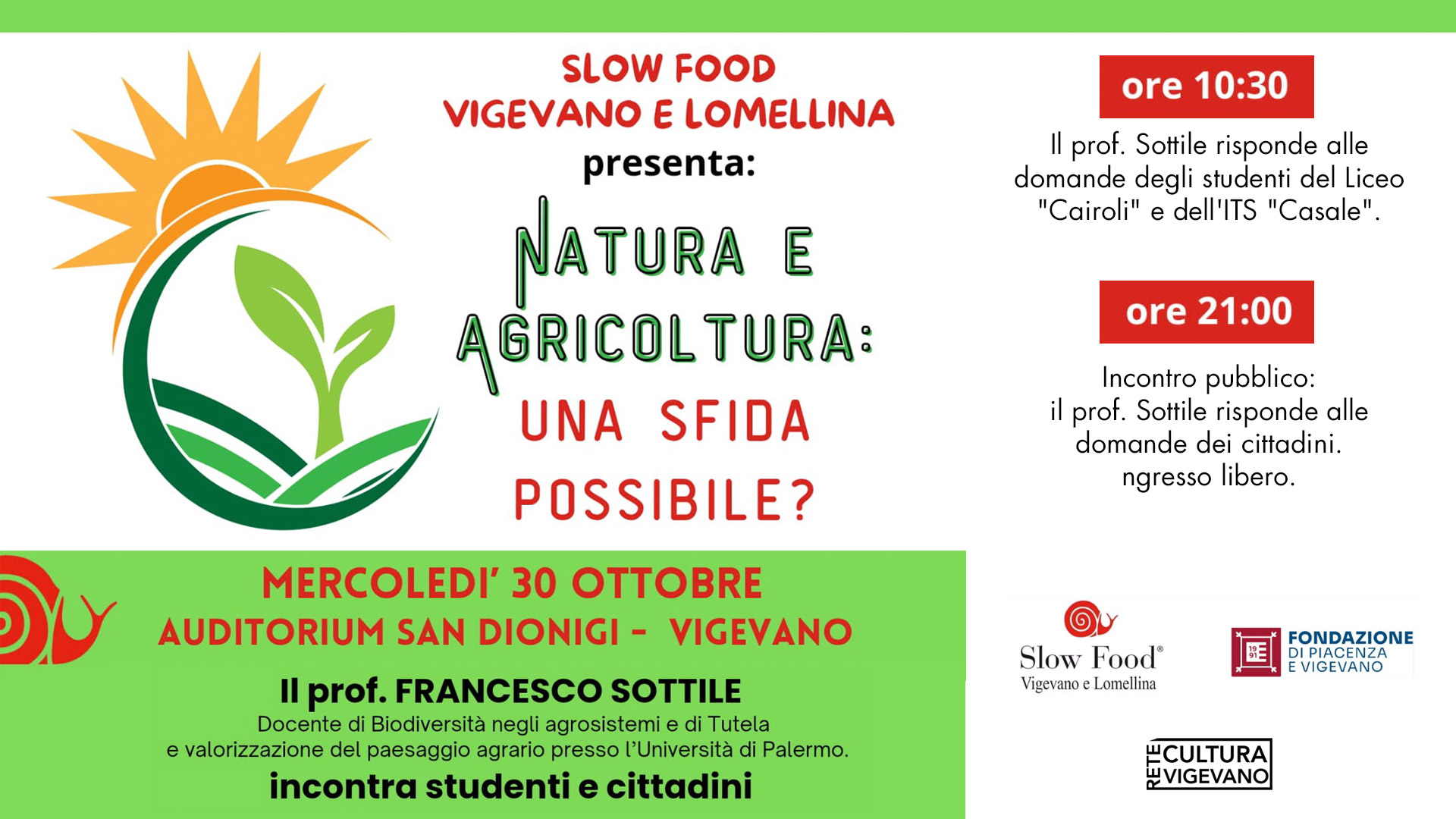 NATURA E AGRICOLTURA - incontro pubblico