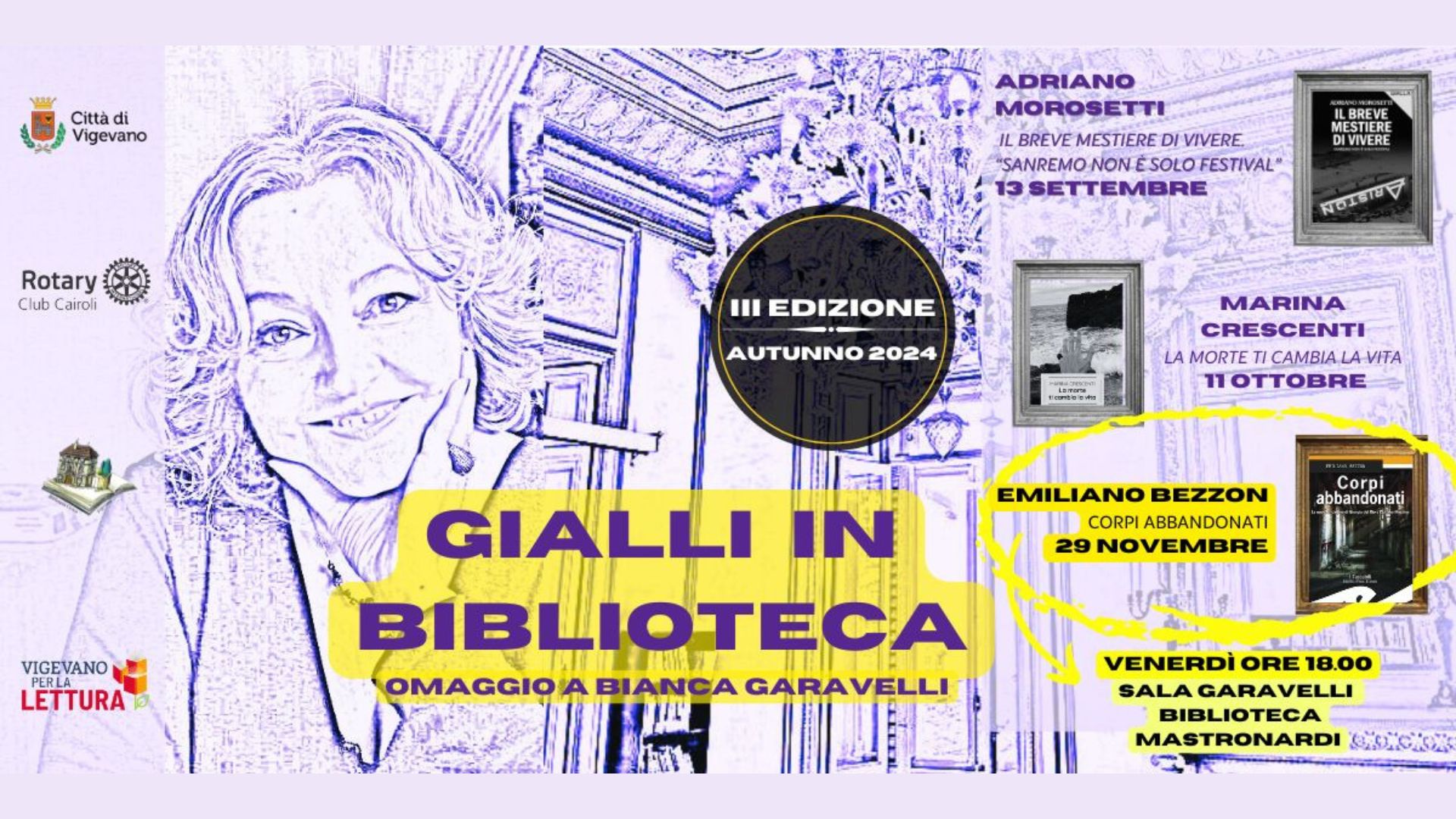 GIALLI IN BIBLIOTECA: CORPI ABBANDONATI!